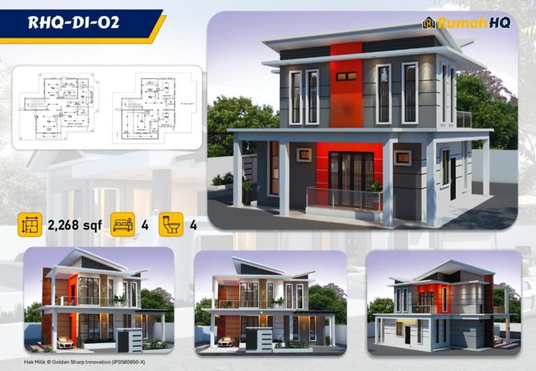 Proses Bina Rumah Dari A Sampai Z Untuk Pemilik Tanah: Panduan Lengkap Supaya Rumah Siap Cantik, Bajet Terkawal & Tak Tersangkut Kelulusan | RumahHQ 1 Koleksi Pelan Rumah page 0055