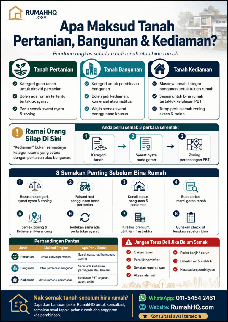 Berdasarkan semua info ini sila hasilkan infographic yang menarik dan profesional untuk RumahHQ agar